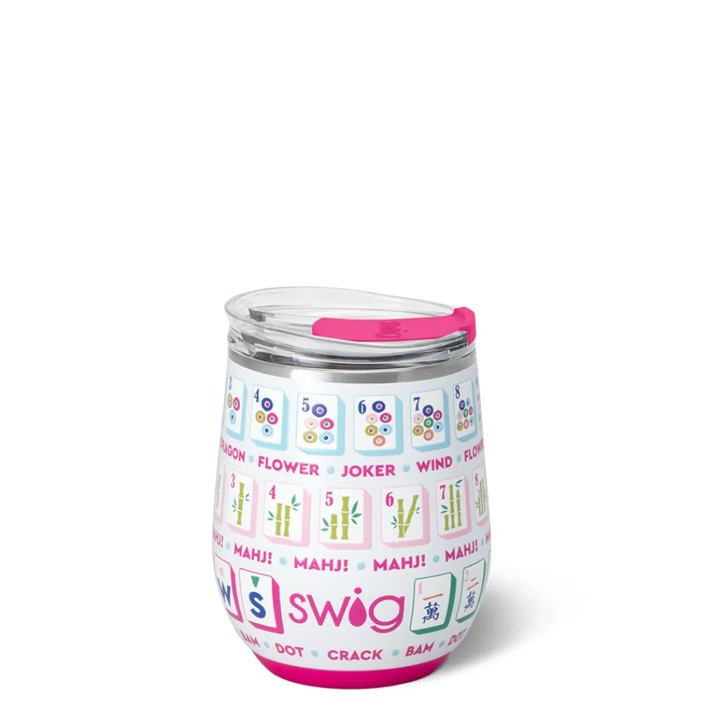 Swig Life Wine + Cocktails|Mahjong Best Seller!^Mahjong Stemless Wine 12oz