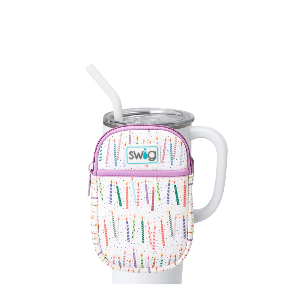 Swig Life Travel Mugs|Drinking Buddies^Make a Wish Mega Mug Pouch
