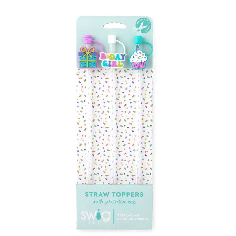 Swig Life Lids, Straws + More|Make A Wish^Make a Wish Straw Topper Set