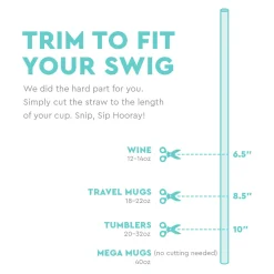 Swig Life Lids, Straws + More|Make A Wish^Make a Wish Straw Topper Set