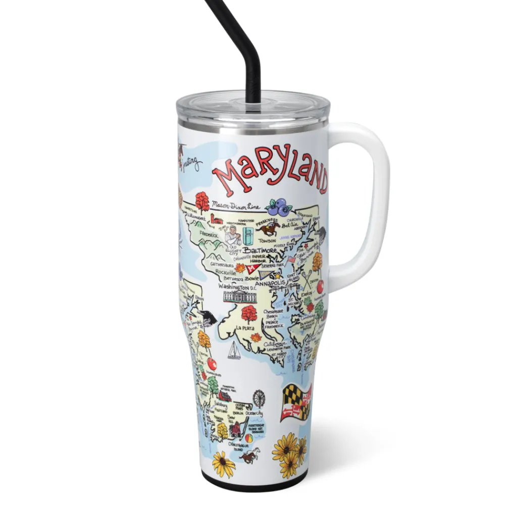 Swig Life Tumblers New Sizes!|Travel Mugs^Maryland Mega Mug 40oz