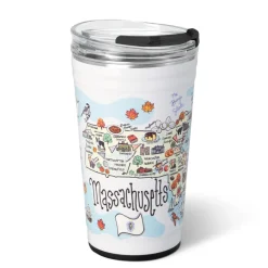 Swig Life Tumblers New Sizes!^Massachusetts Party Cup 24oz