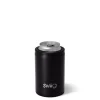 Swig Life Wine + Cocktails|Solids^Matte Black 12oz Can + Bottle Cooler -