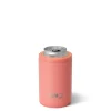 Swig Life Wine + Cocktails|Solids^Matte Coral 12oz Insulated Can + Bottle Cooler -