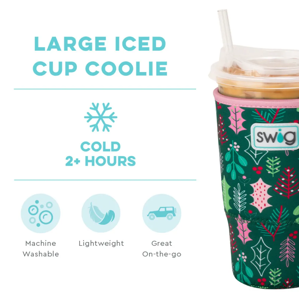 Swig Life Drink Coolies New Sizes!|Merry Mistletoe^Merry Mistletoe Large Iced Cup Coolie