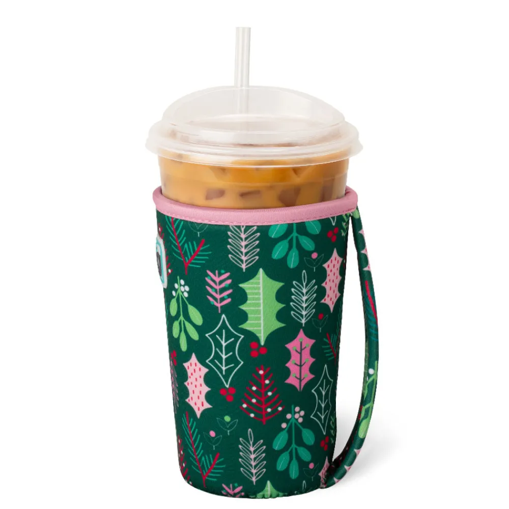 Swig Life Drink Coolies New Sizes!|Merry Mistletoe^Merry Mistletoe Medium Iced Cup Coolie