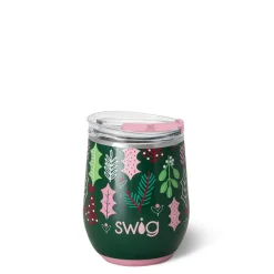 Swig Life Wine + Cocktails|Merry Mistletoe^Merry Mistletoe Stemless Wine 12oz