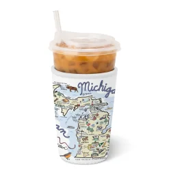 Swig Life Drink Coolies New Sizes!^Michigan Medium Iced Cup Coolie