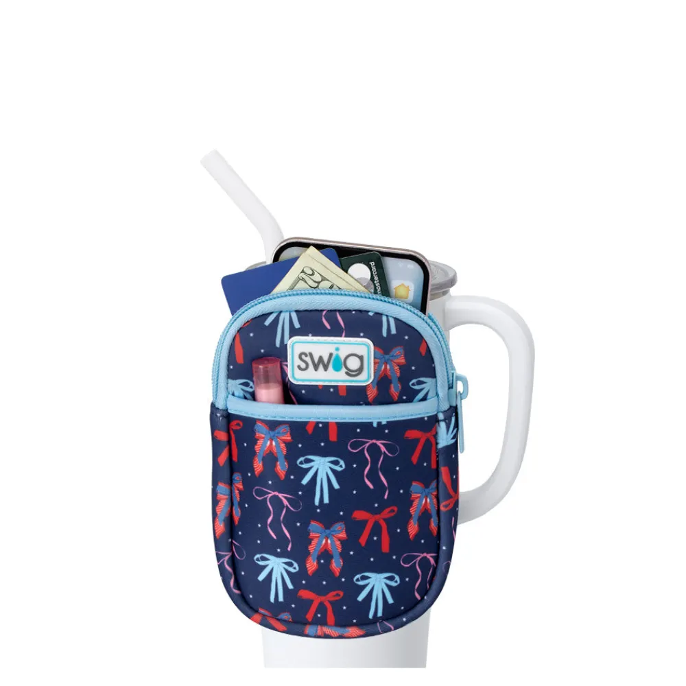 Swig Life Travel Mugs|Drinking Buddies^Miss Independence Mega Mug Pouch