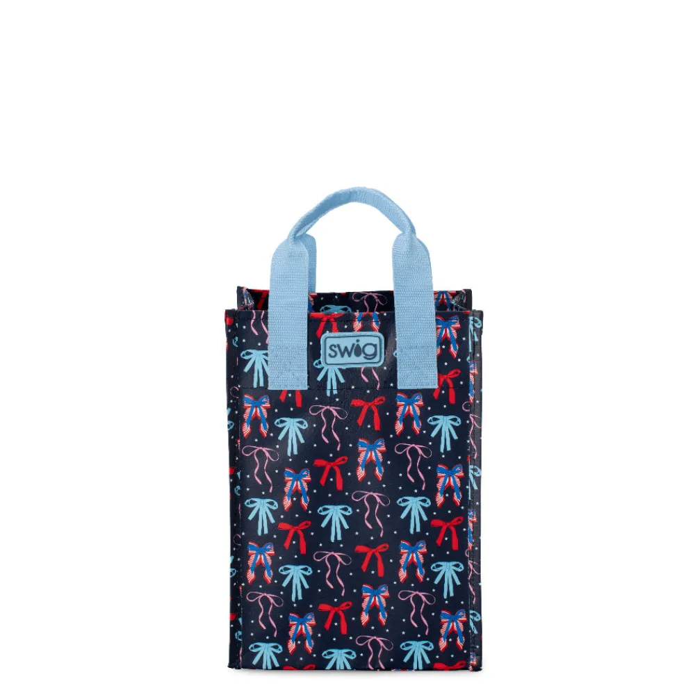 Swig Life Reusable Gift Bags|Miss Independence^Miss Independence Tall Reusable Gift Bag