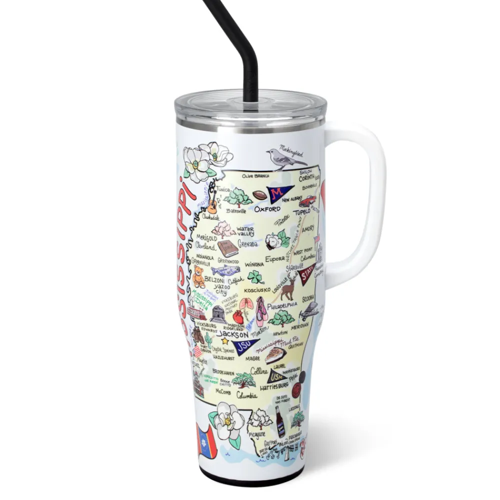 Swig Life Tumblers New Sizes!|Travel Mugs^Mississippi Mega Mug 40oz