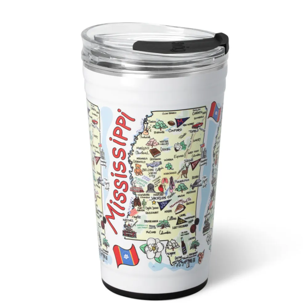 Swig Life Tumblers New Sizes!^Mississippi Party Cup 24oz