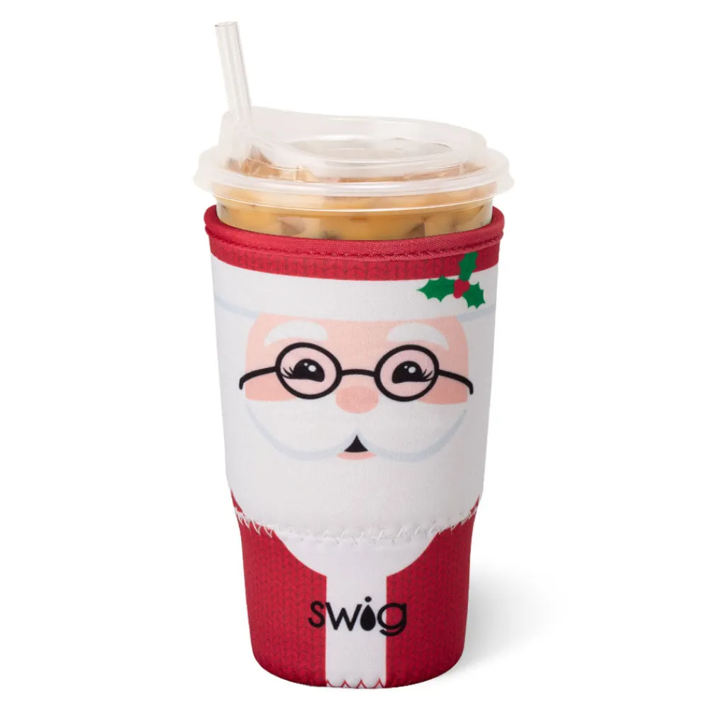 Swig Life Drink Coolies New Sizes!|Mr. Claus^Mr. Claus Large Iced Cup Coolie