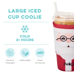 Swig Life Drink Coolies New Sizes!|Mr. Claus^Mr. Claus Large Iced Cup Coolie