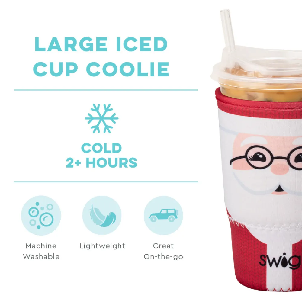 Swig Life Drink Coolies New Sizes!|Mr. Claus^Mr. Claus Large Iced Cup Coolie