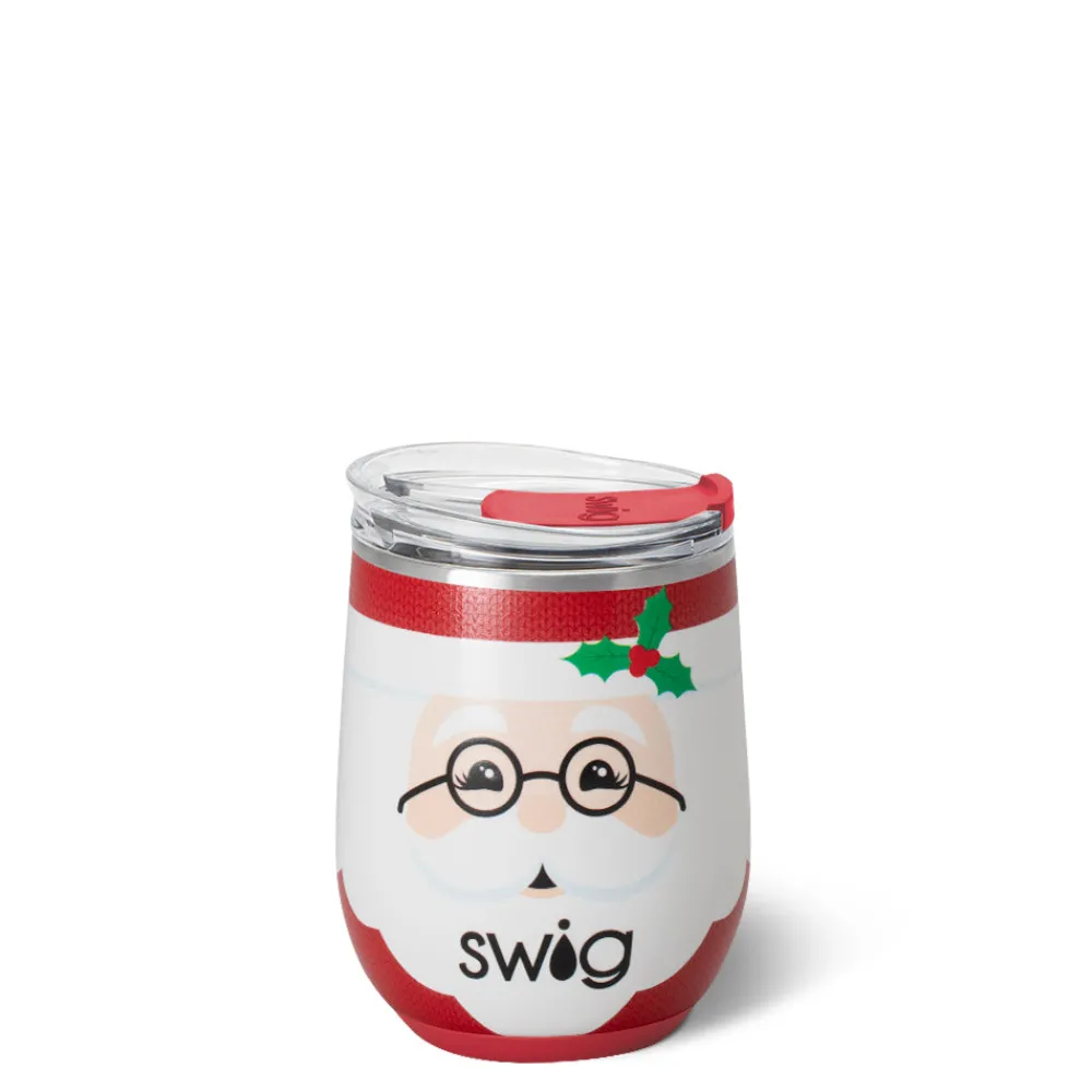 Swig Life Wine + Cocktails|Mr. Claus^Mr. Claus Stemless Wine 12oz