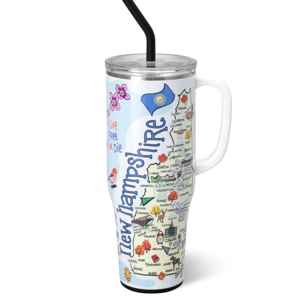 Swig Life Tumblers New Sizes!|Travel Mugs^New Hampshire Mega Mug 40oz