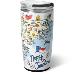 Swig Life Tumblers New Sizes!^North Carolina Tumbler 22oz