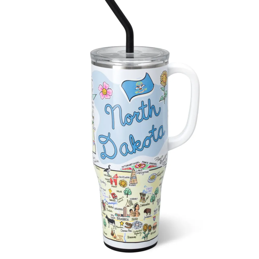 Swig Life Tumblers New Sizes!|Travel Mugs^North Dakota Mega Mug 40oz