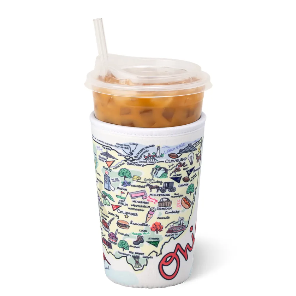 Swig Life Drink Coolies New Sizes!^Ohio Medium Iced Cup Coolie