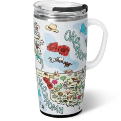 Swig Life Travel Mugs^Oklahoma Travel Mug 22oz