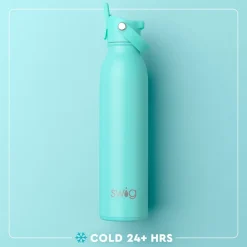 Swig Life Water Bottles|Solids^Olive Flip + Sip Water Bottle (20oz) -
