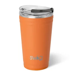 Swig Life Tumblers New Sizes!|Solids^Orange 24oz Insulated Party Cup -