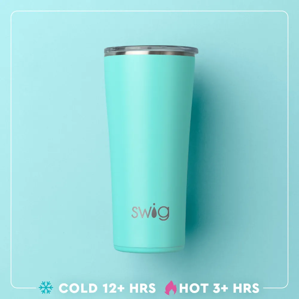 Swig Life Tumblers New Sizes!|Solids^22oz Matte Hydrangea Insulated Steel Tumbler |