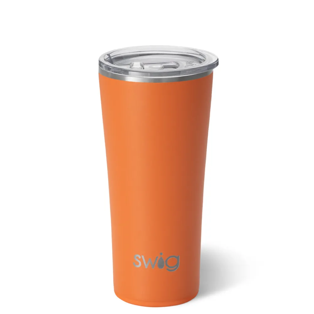 Swig Life Tumblers New Sizes!|Solids^22oz Matte Orange Insulated Tumbler -