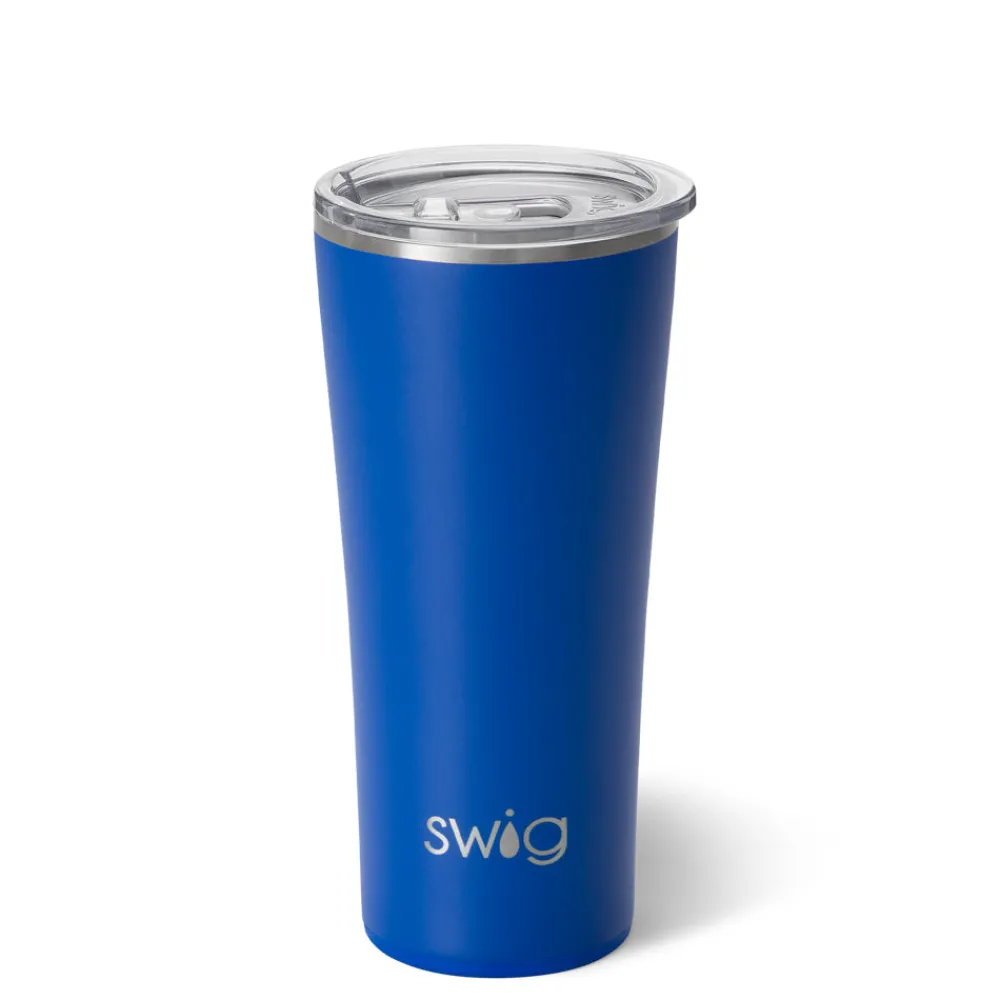 Swig Life Tumblers New Sizes!|Solids^22oz Matte Royal Blue Stainless Steel Tumbler -