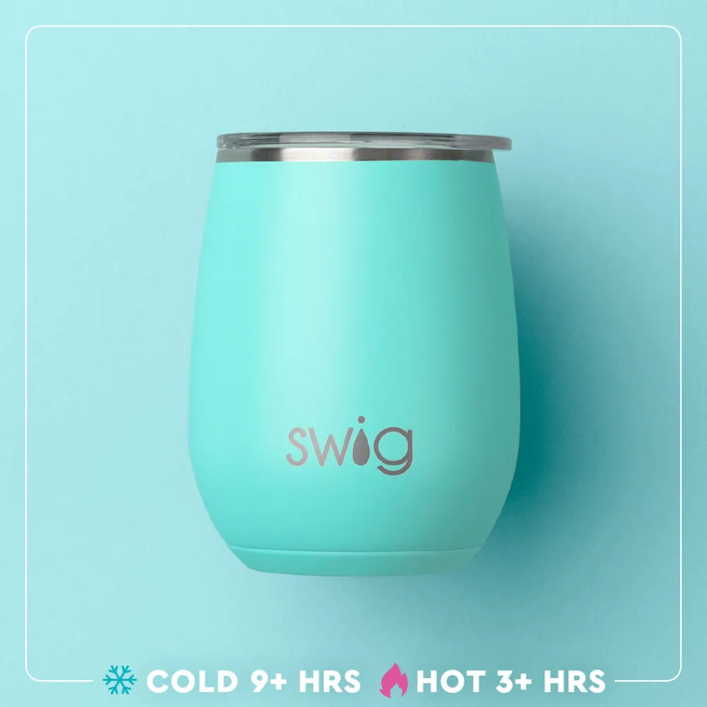 Swig Life Wine + Cocktails|Wanderlust^14oz Wanderlust Stainless Steel Stemless Wine Cup |