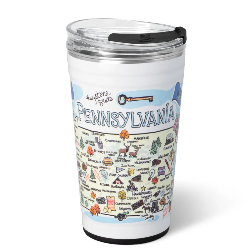 Swig Life Tumblers New Sizes!^Pennsylvania Party Cup 24oz