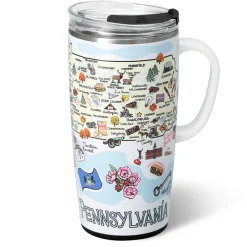 Swig Life Travel Mugs^Pennsylvania Travel Mug 22oz