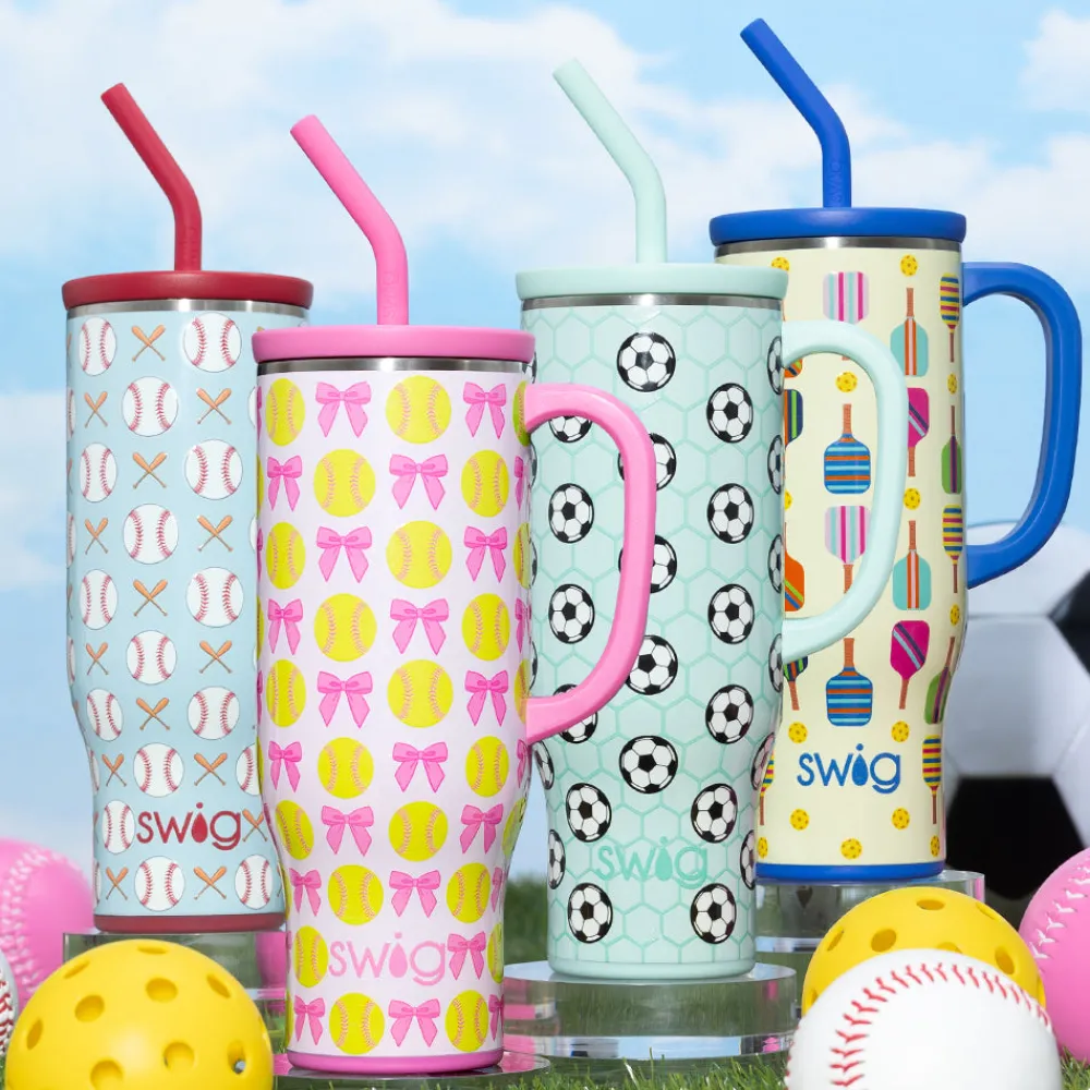 Swig Life Tumblers New Sizes!|Travel Mugs^Pickleball Mega Mug 30oz