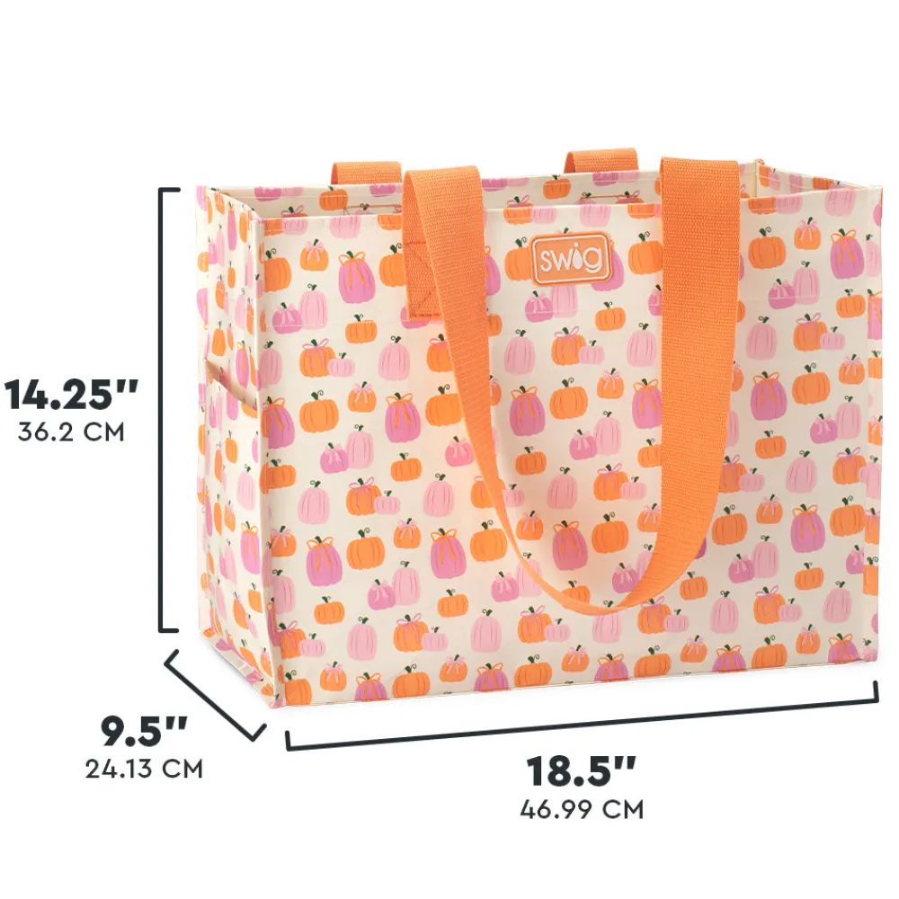 Swig Life Tote Bags New Sizes!|Pumpkins And Bows Best Seller!^Pumpkins and Bows Jumbo Tote Bag