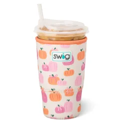 Swig Life Drink Coolies New Sizes!|Pumpkins And Bows Best Seller!^Pumpkins and Bows Large Iced Cup Coolie