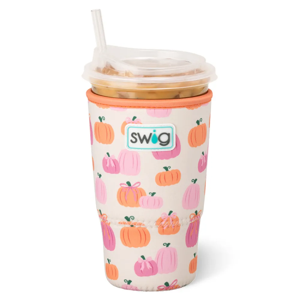 Swig Life Drink Coolies New Sizes!|Pumpkins And Bows Best Seller!^Pumpkins and Bows Large Iced Cup Coolie
