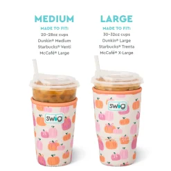 Swig Life Drink Coolies New Sizes!|Pumpkins And Bows Best Seller!^Pumpkins and Bows Medium Iced Cup Coolie