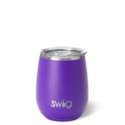 Swig Life Wine + Cocktails|Solids^Purple Stemless Wine 14oz