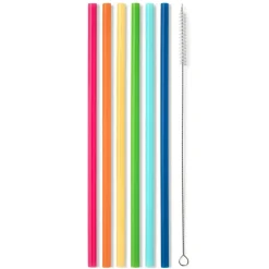 Swig Life Lids, Straws + More^Rainbow Reusable Straw Set -