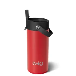Swig Life Tumblers New Sizes!|Water Bottles^Red Flip + Sip Slim Tumbler 12oz
