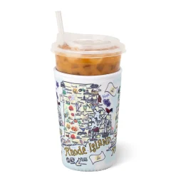 Swig Life Drink Coolies New Sizes!^Rhode Island Medium Iced Cup Coolie