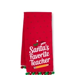 Swig Life Santa's Favorite Teacher|Santa's Favorites^Santa's Favorite Teacher Tea Towel