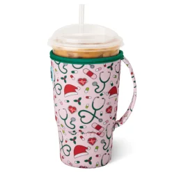 Swig Life Drink Coolies New Sizes!|Santa's Scrubs^Santa's Scrubs Large Iced Cup Coolie