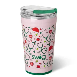 Swig Life Tumblers New Sizes!|Santa's Scrubs^Santa's Scrubs Party Cup 24oz