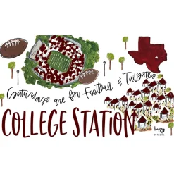 Swig Life Travel Mugs|Gameday^Satudays in College Station Travel Mug 22oz