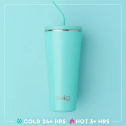 Swig Life Tumblers New Sizes!|Gameday^Saturdays In Ann Arbor, MI 32oz Straw Tumbler -