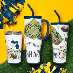 Swig Life Tumblers New Sizes!|Gameday^Saturdays In Ann Arbor, MI 24oz Party Cup -