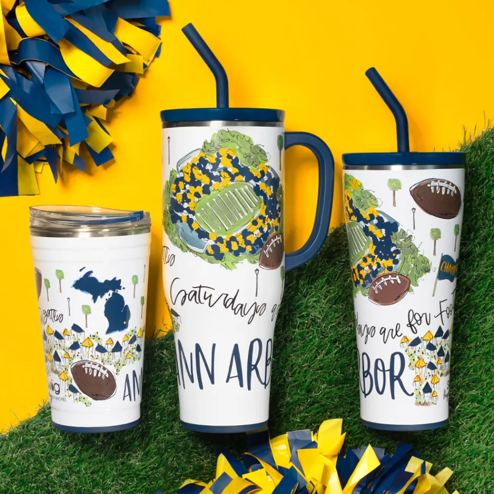 Swig Life Tumblers New Sizes!|Gameday^Saturdays In Ann Arbor, MI 24oz Party Cup -