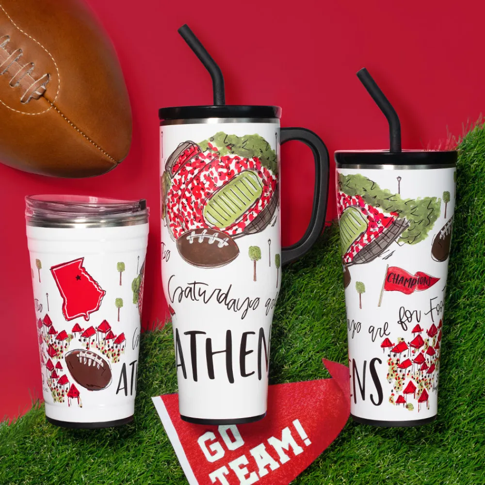 Swig Life Tumblers New Sizes!|Gameday^Saturdays In Athens, GA 24oz Party Cup -